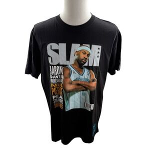 Mitchell & Ness Slam Magazine Baron Davis Hornets Tee Shirt Mens Large NEW